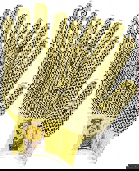 Size XL (10) PVC Coated Kevlar General Protection Work Gloves